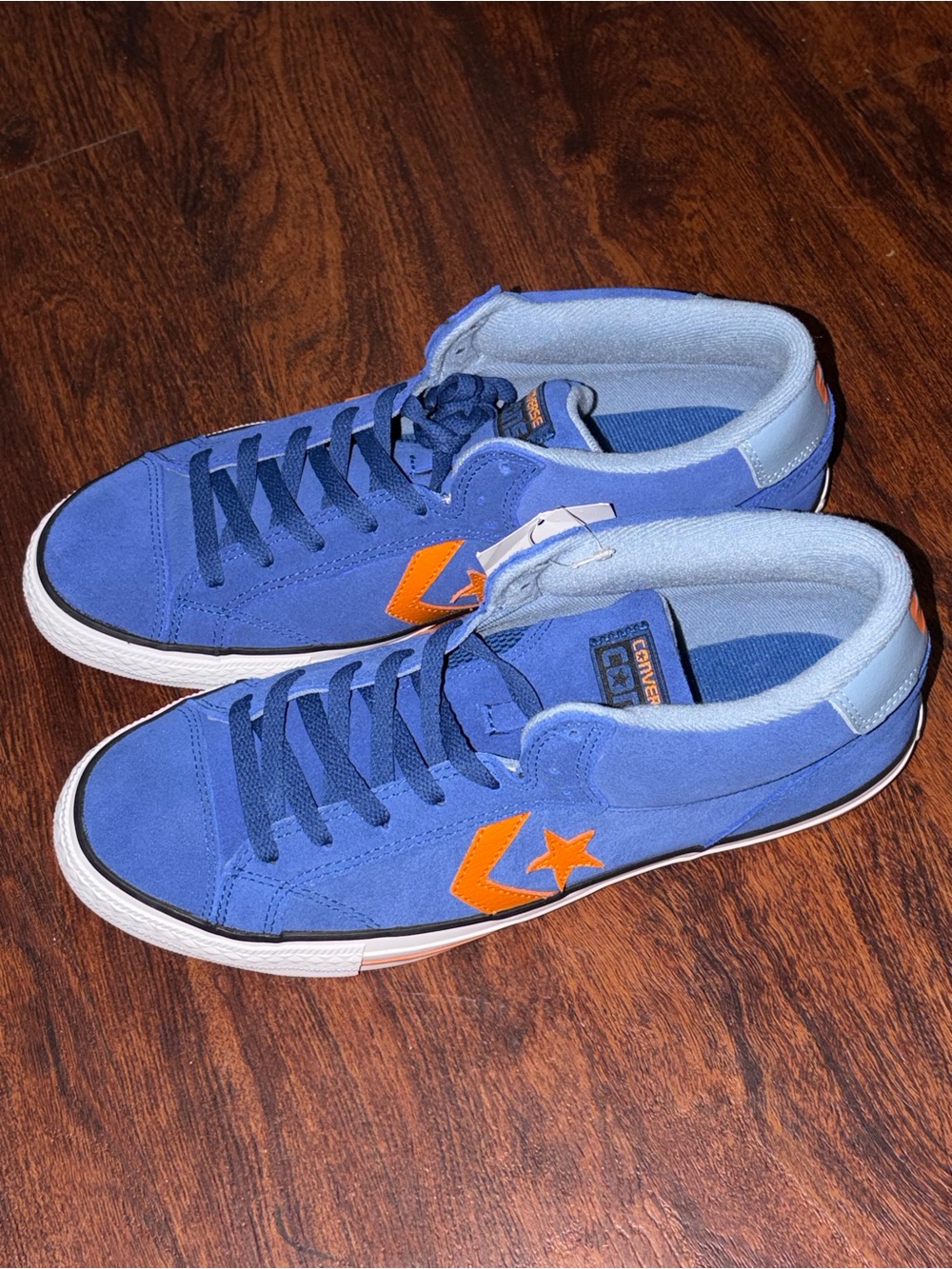 Converse size 11 Blue Suede Sneakers - Picture 2 of 10